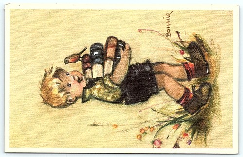 Alfred mainzer postcard - alfred,